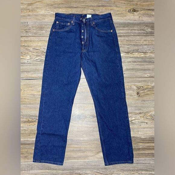 Deadstock Vintage 1993 Levi’s 501 Button Fly Denim Jeans 32x30 NWT 90’s - Picture 7 of 16